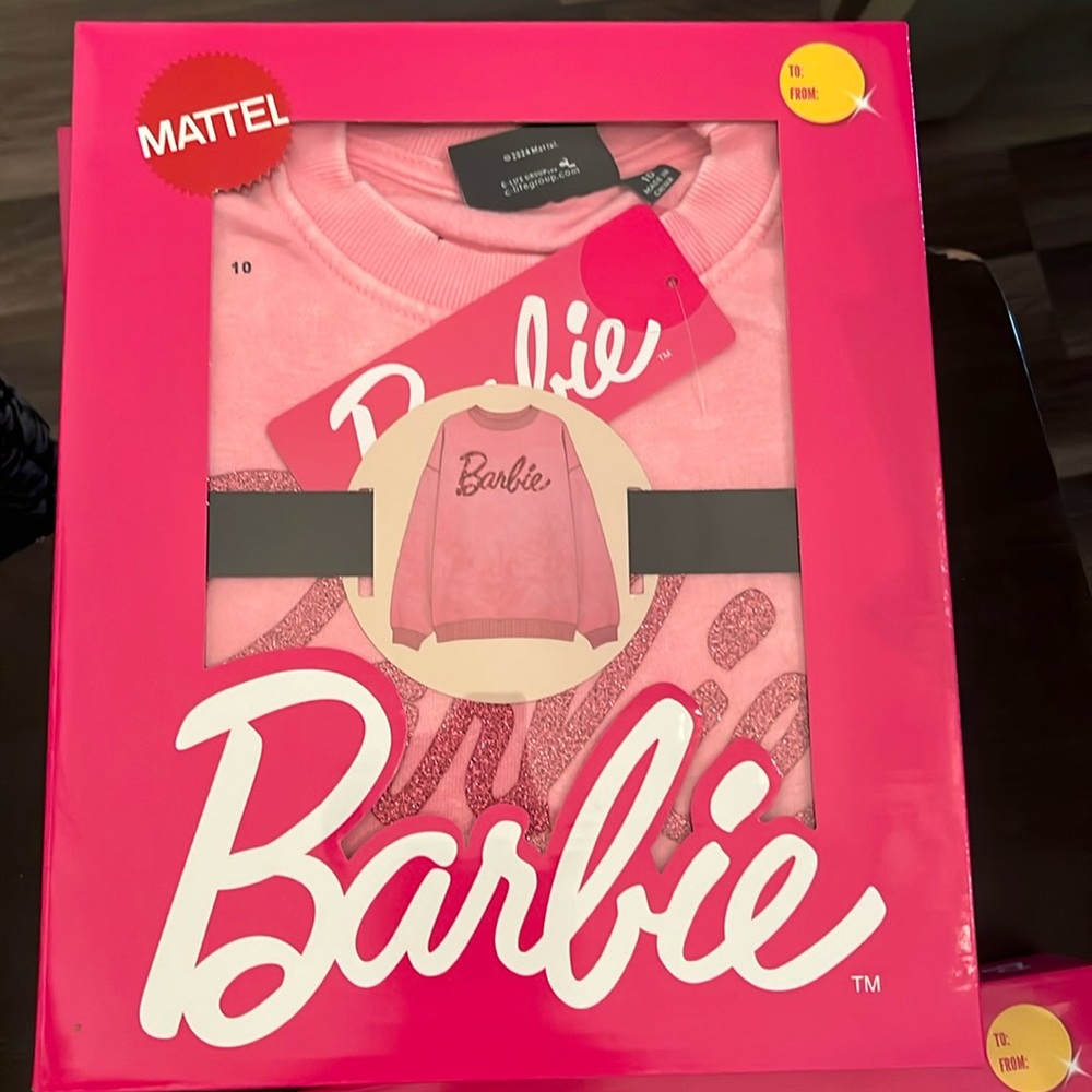 Barbie Gift Crewnecks in various sizes